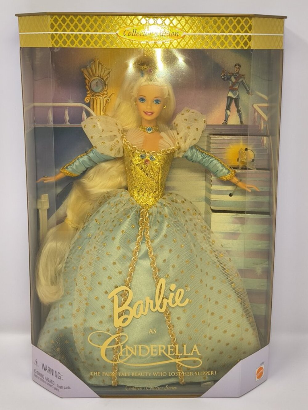 VINTAGE 1996 Mattel Barbie as Cinderella Doll Collectors Series #16900 NEW NRFB